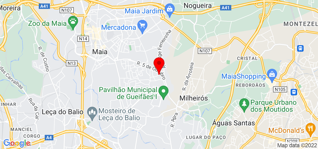 João Amorim - Porto - Maia - Mapa