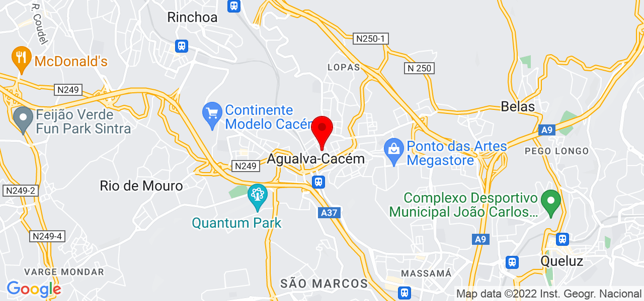 Pedro Santos - Lisboa - Sintra - Mapa