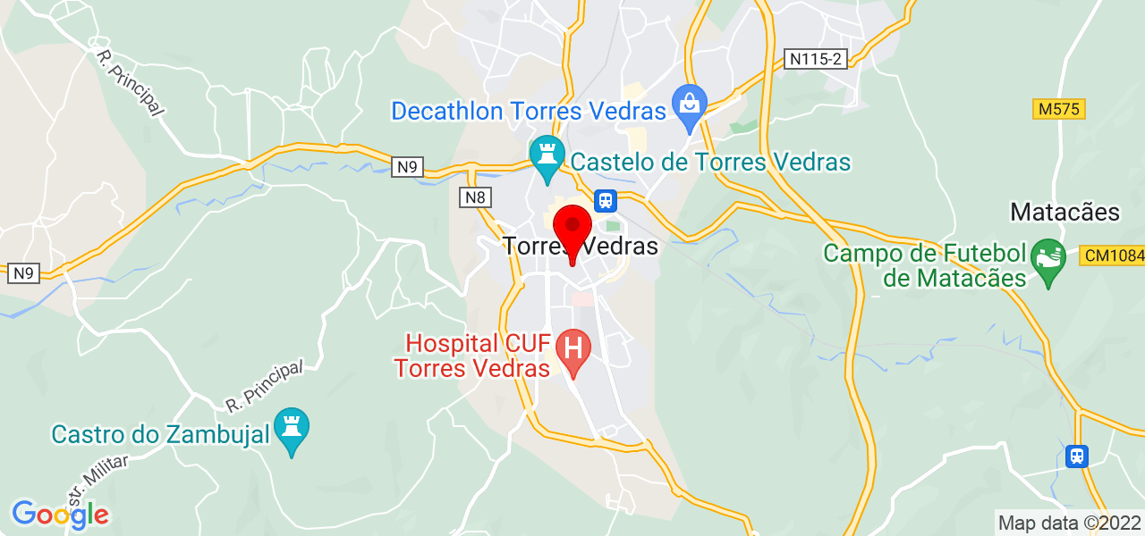 Emanuel mateos - Lisboa - Torres Vedras - Mapa