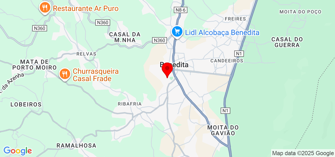 sf. Business Agency - Leiria - Alcobaça - Mapa