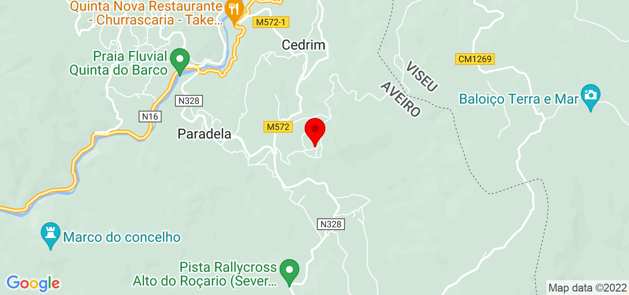 Livinwood - Aveiro - Sever do Vouga - Karte