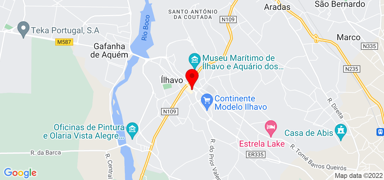 Miratoldos - Aveiro - Ílhavo - Mapa