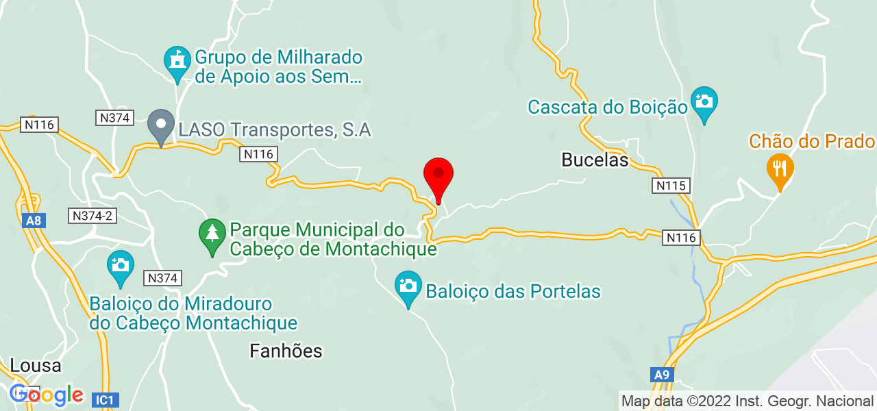 Elisiana Santos - Lisboa - Loures - Mapa