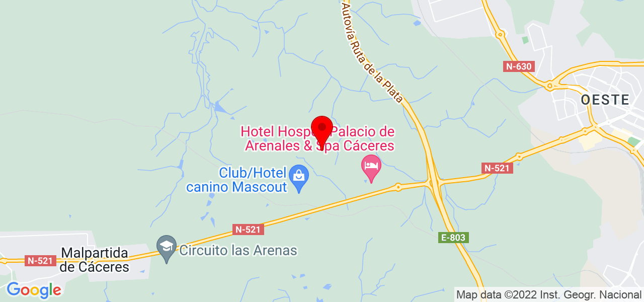 Noelia - Extremadura - Cáceres - Mapa