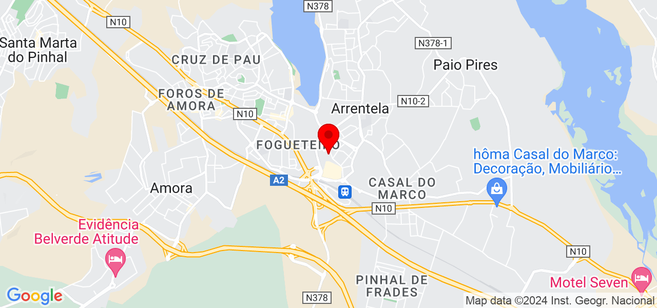 Valter Santos - Setúbal - Seixal - Mapa