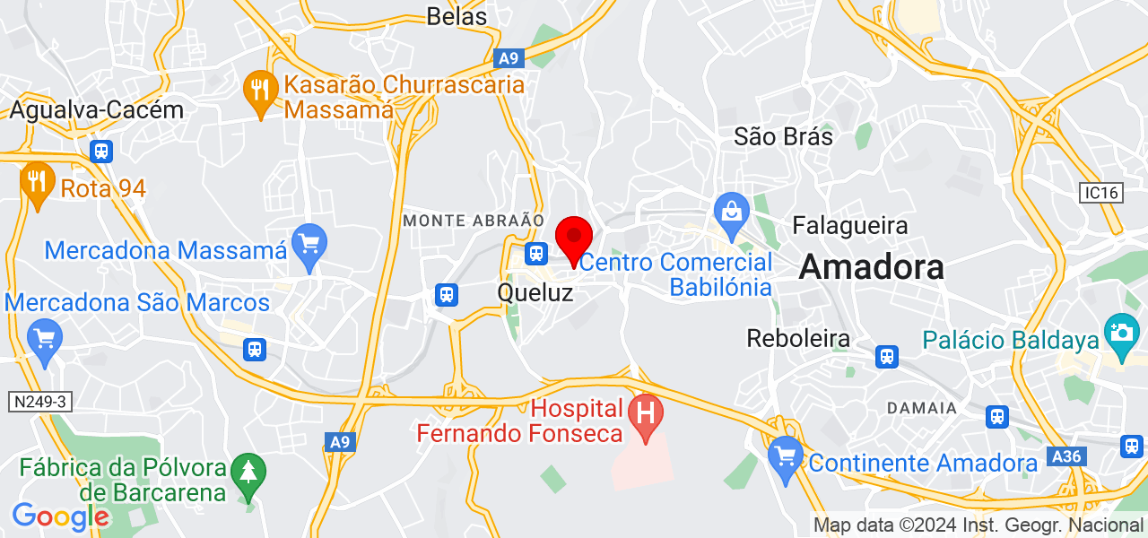 Samanta Pereira - Lisboa - Sintra - Map