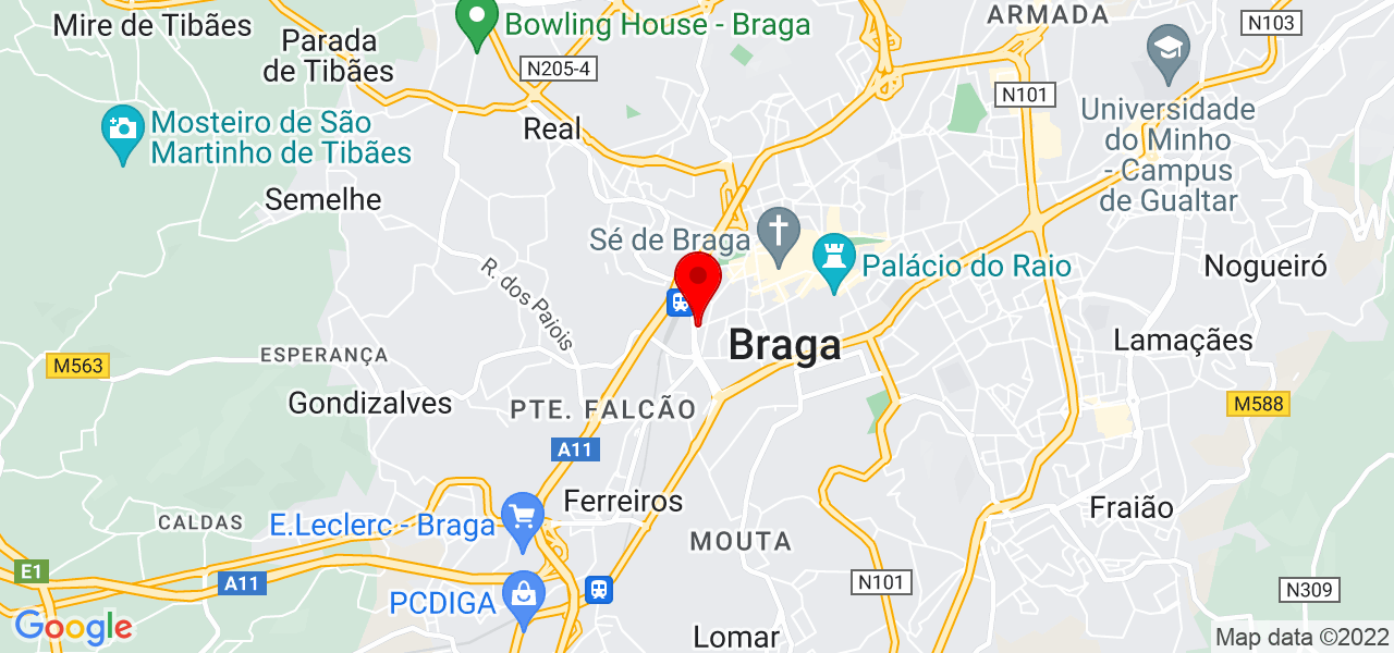 Diego Maranhão - Braga - Braga - Mapa