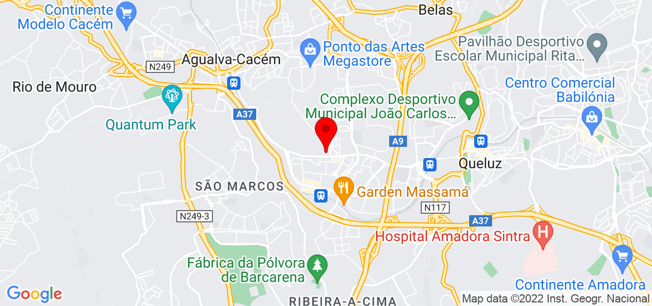 Jeane Souza - Lisboa - Sintra - Mapa