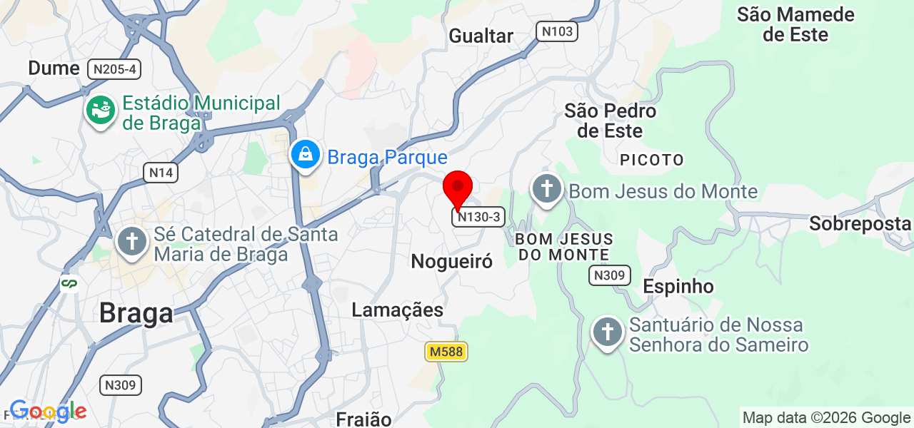 Obras e Bricolas - Braga - Braga - Karte