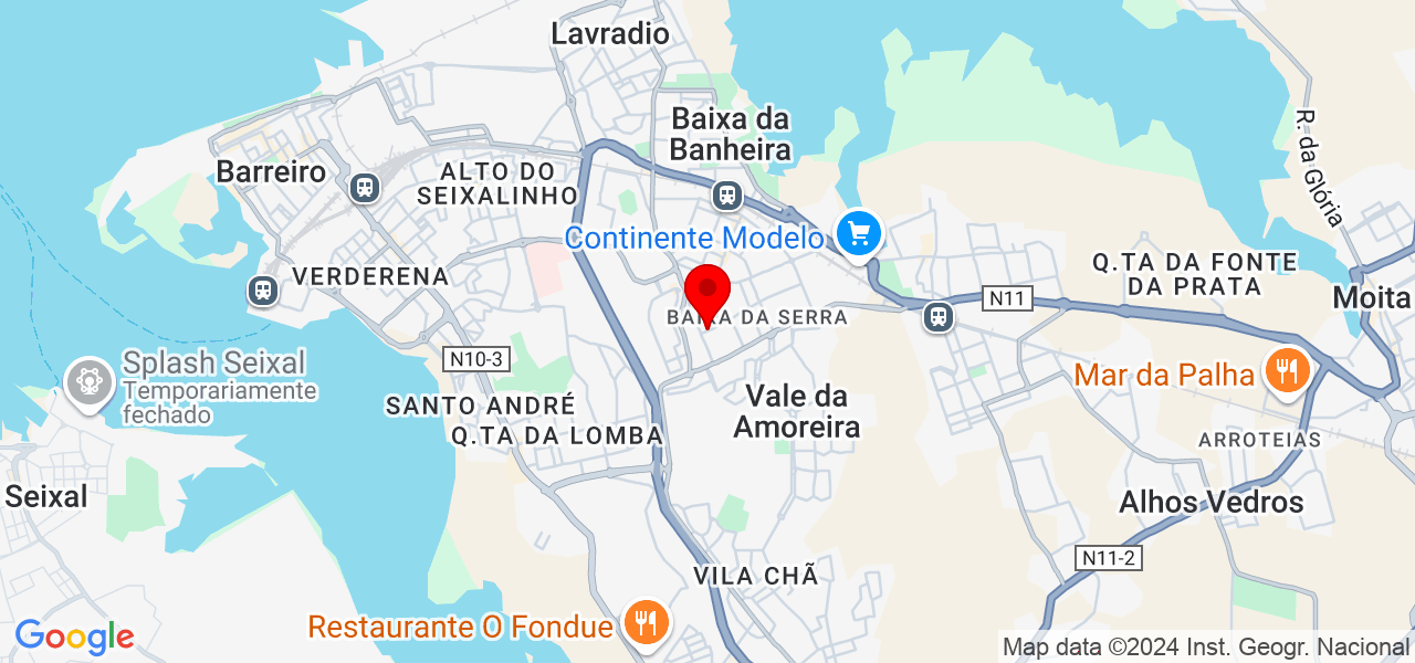 Mariana Letras - Setúbal - Moita - Mapa