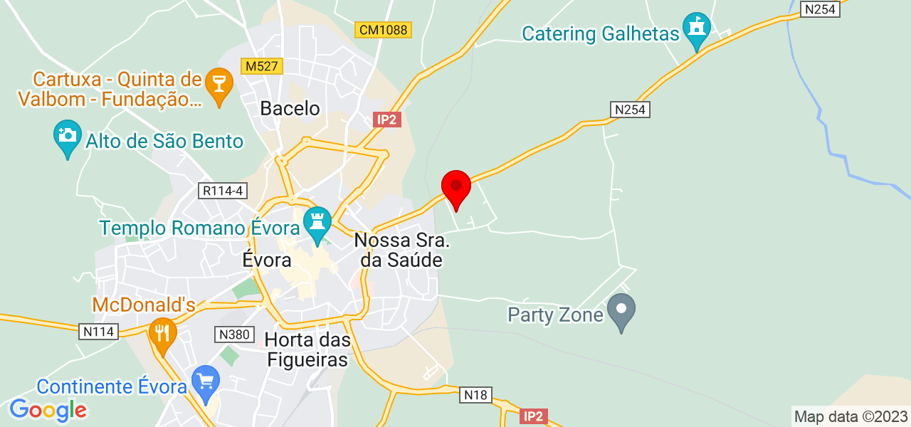 Carolina - Évora - Évora - Mapa