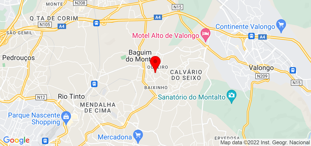 Arthur Santos - Porto - Gondomar - Mapa