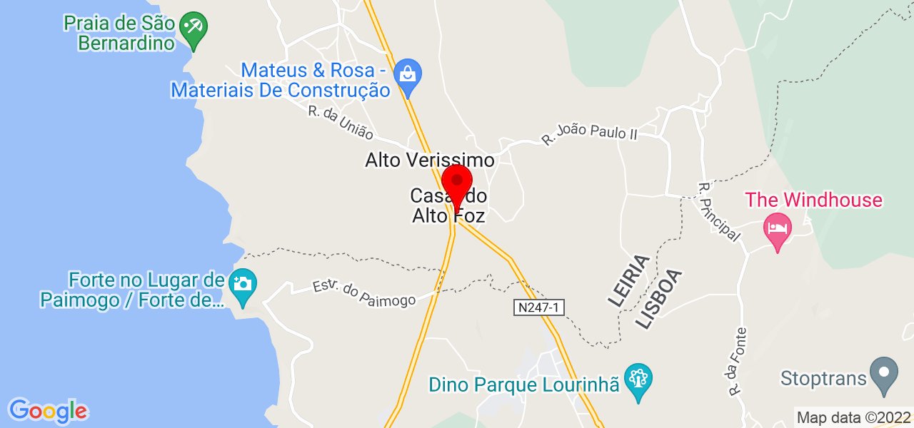 Joana - Leiria - Peniche - Mapa