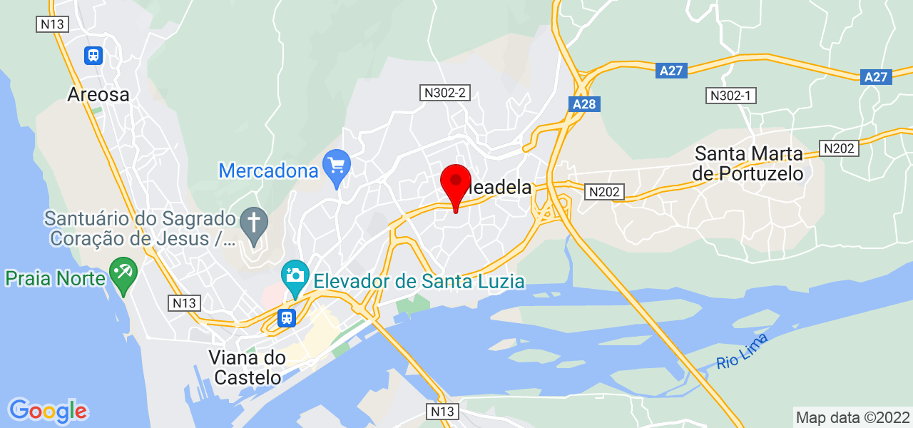 Raíssa - Viana do Castelo - Viana do Castelo - Map
