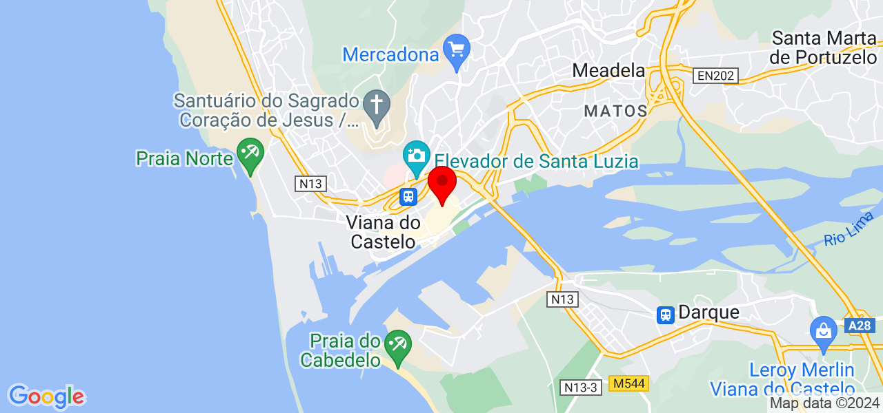 Gisela Lescano - Viana do Castelo - Viana do Castelo - Mapa