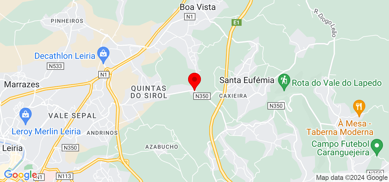 M&eacute;lanie Sieiro - Leiria - Leiria - Mapa