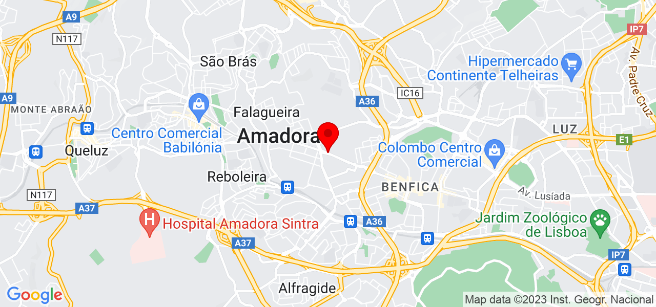 David Pereira - Lisboa - Amadora - Mapa