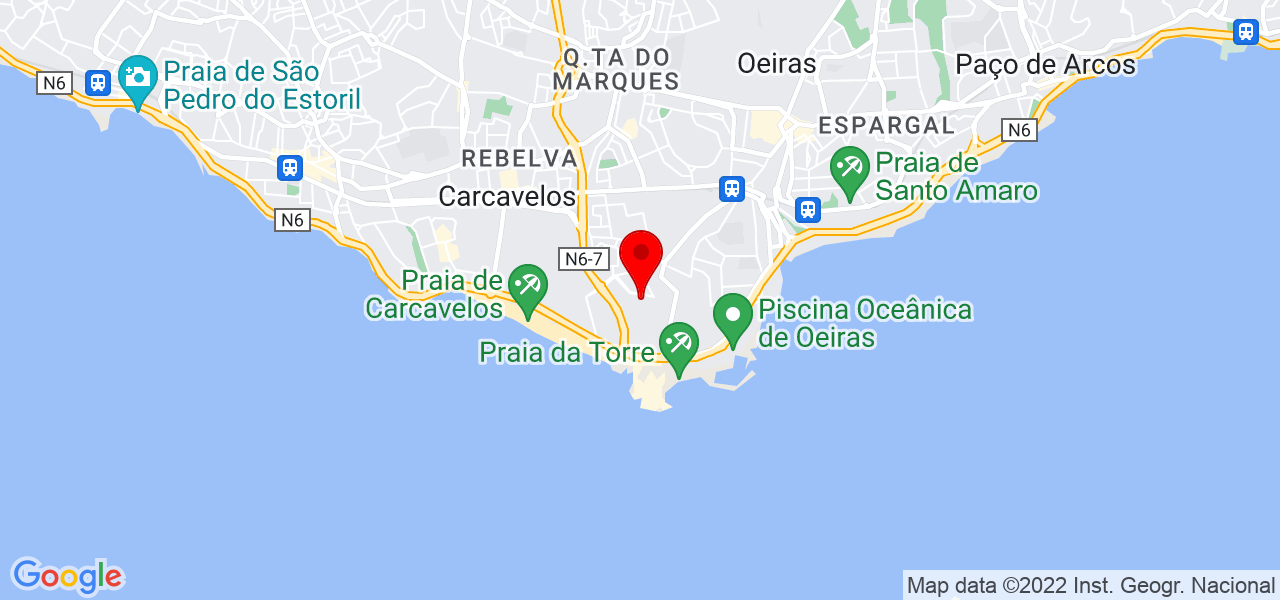 Beatrice Inuso - Lisboa - Cascais - Mapa