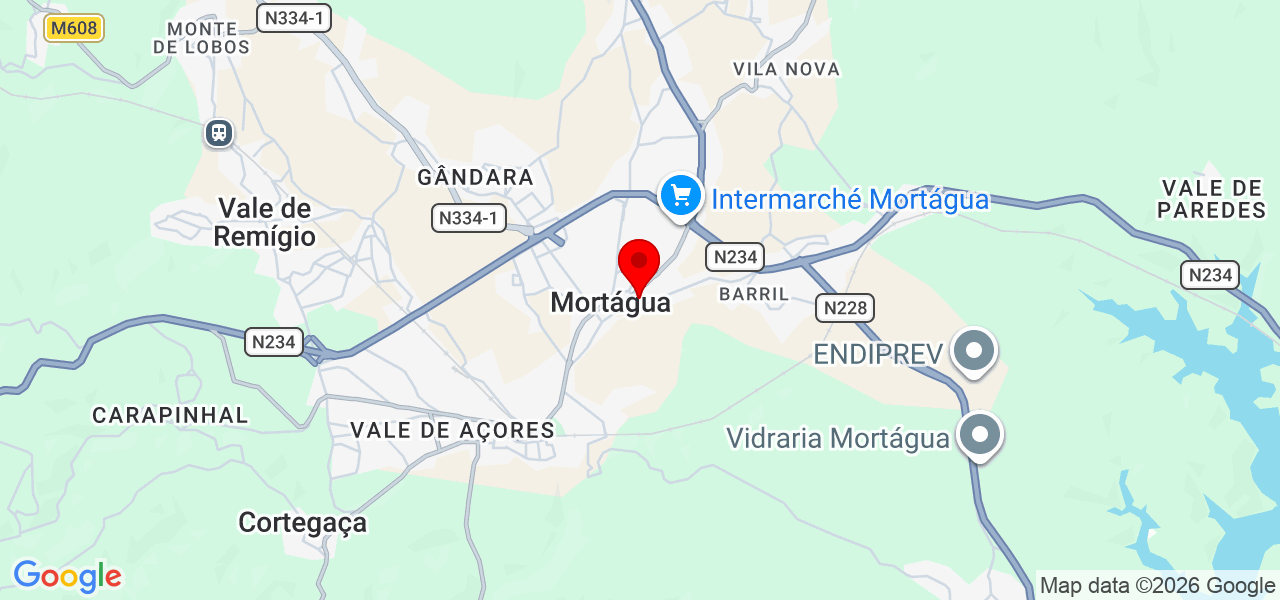 Reissnails - Viseu - Mortágua - Map