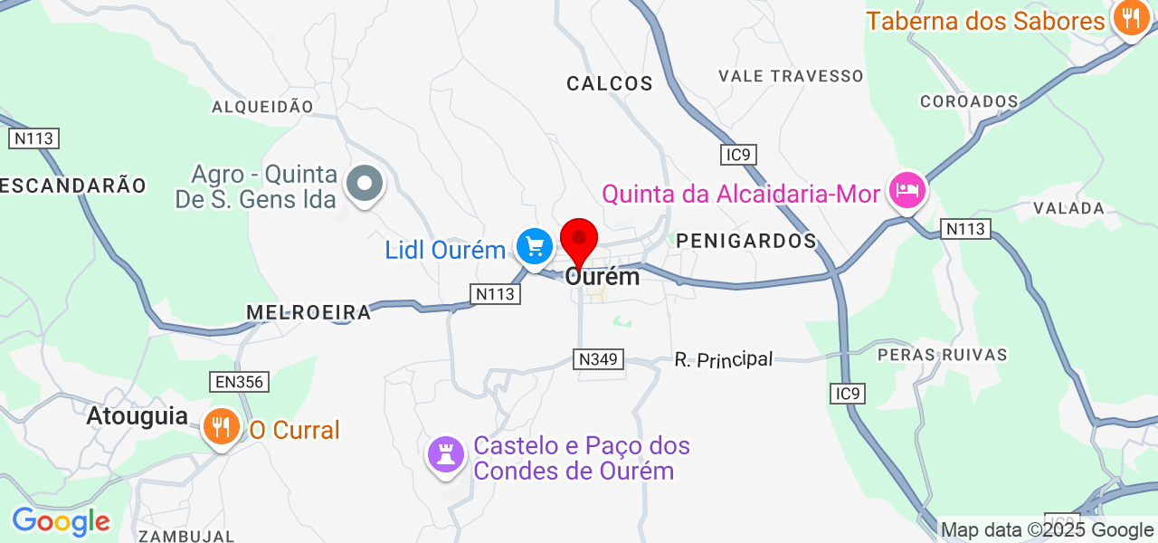 RS móveis - Santarém - Ourém - Map