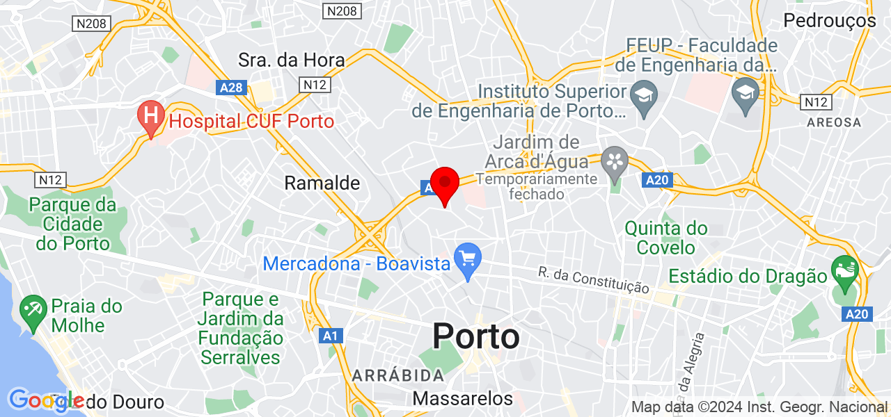 Andressa - Porto - Porto - Mapa