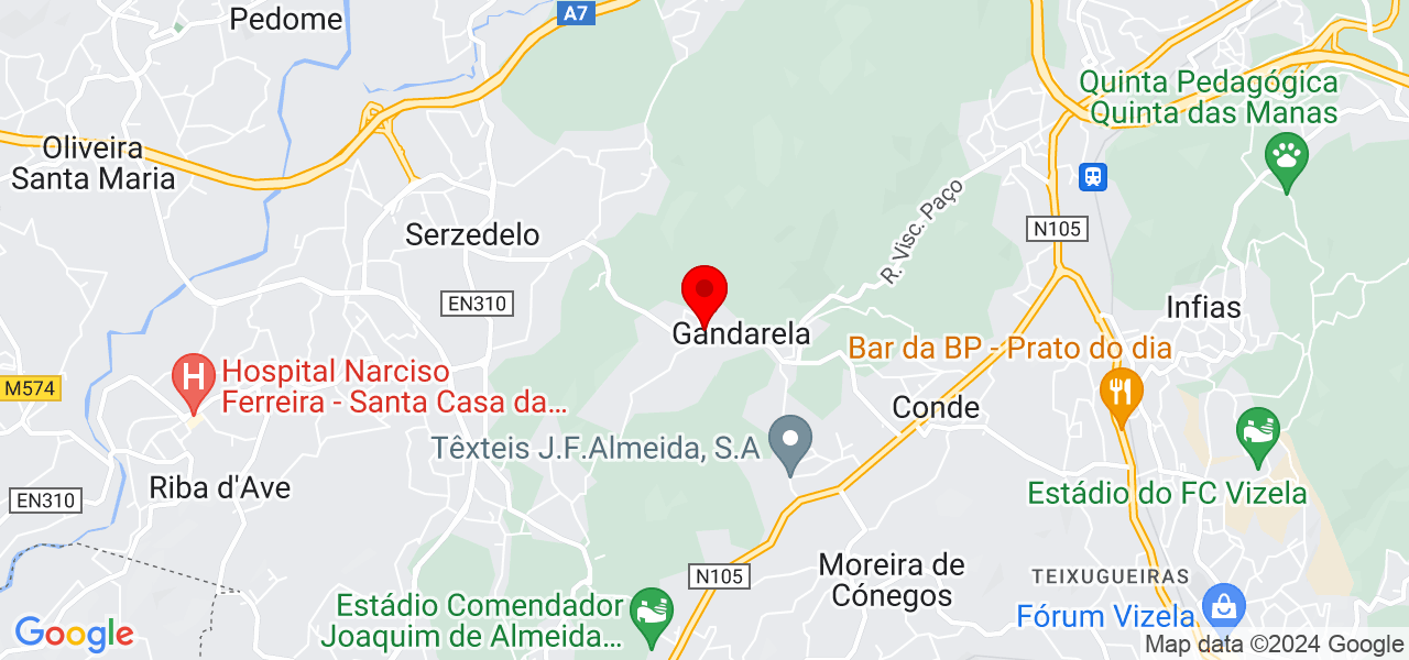 Carla Gremião - Porto - Lousada - Mapa