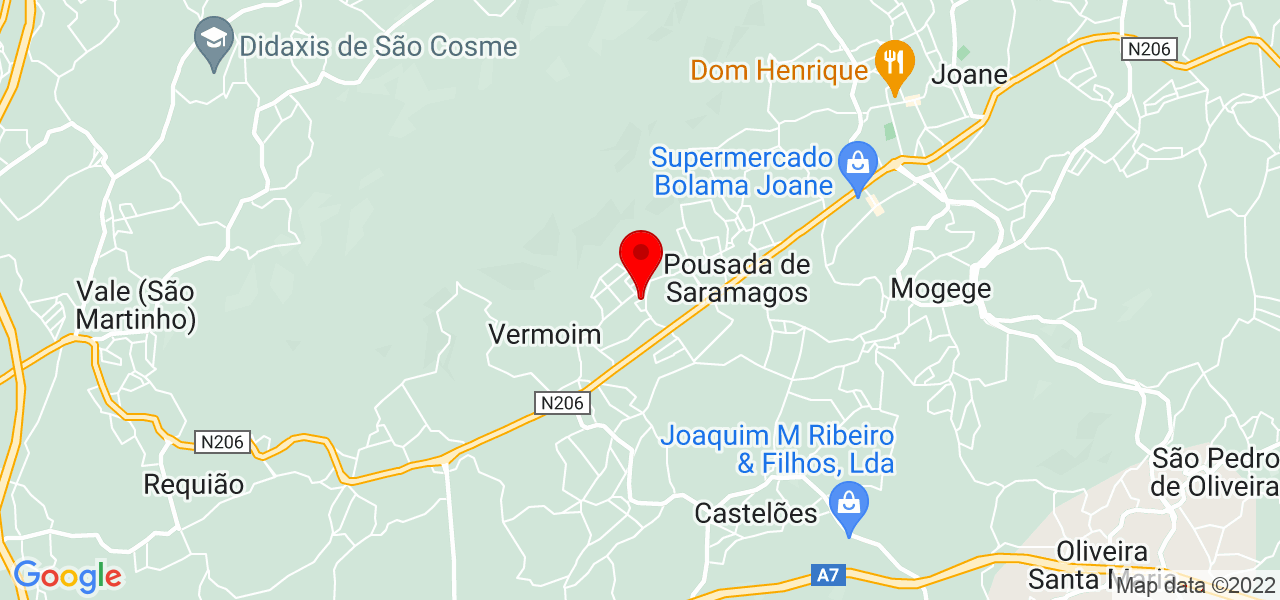 Cristiano Costa - Braga - Vila Nova de Famalicão - Mapa
