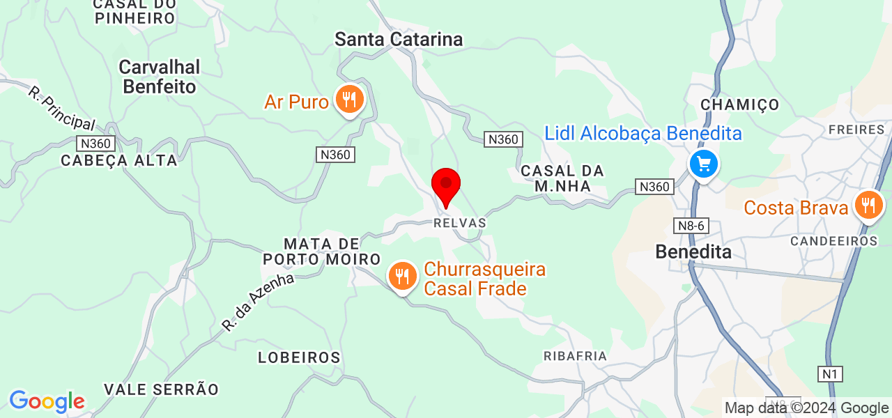 Gonçalo Santos - Leiria - Caldas da Rainha - Map