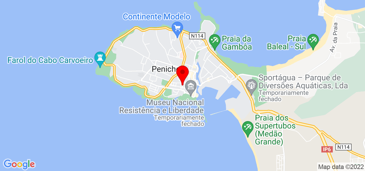 Rodolfo Rafael Carinhas Ribeiro Jorge - Leiria - Peniche - Mapa