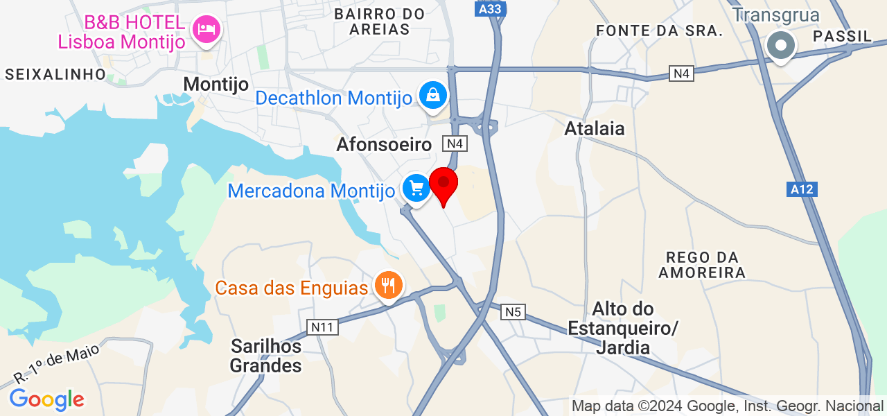 R & S - Setúbal - Montijo - Map