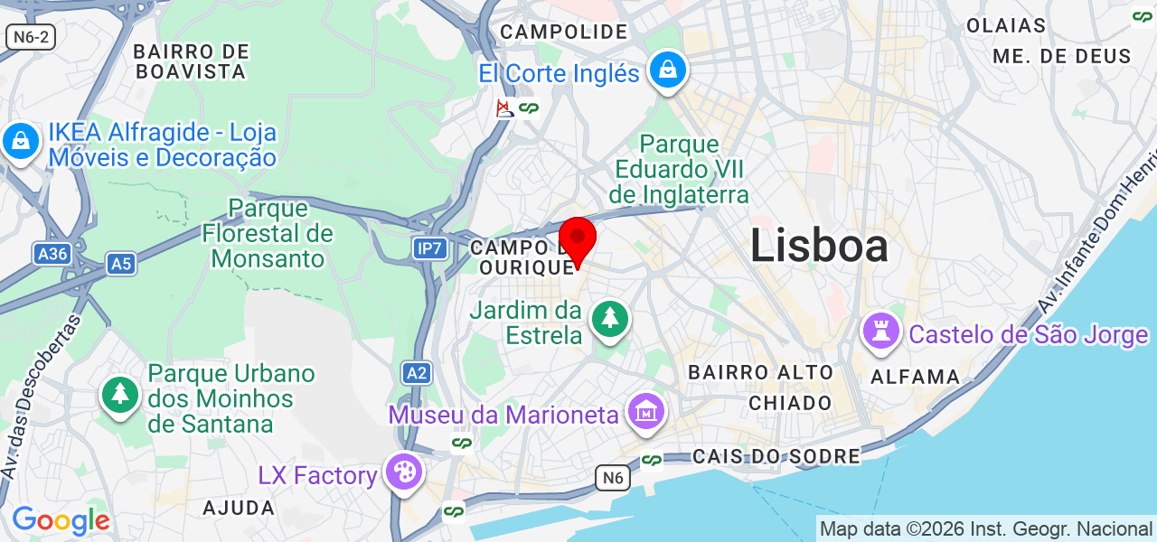 Psicoflex - Sa&uacute;de Mental e Bem-Estar - Lisboa - Lisboa - Karte
