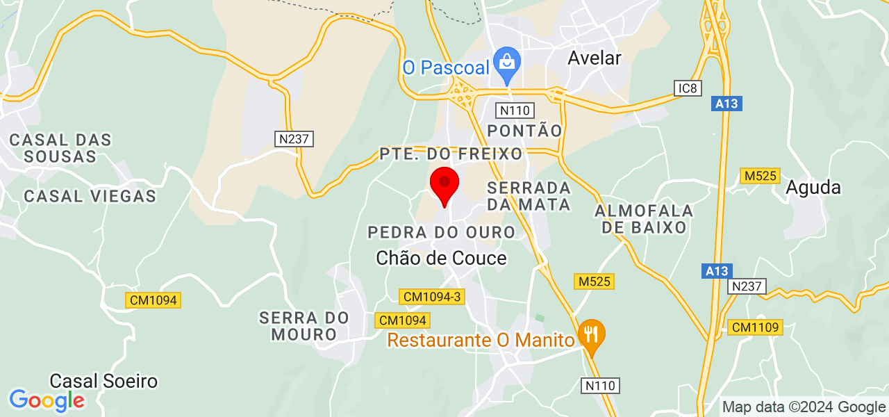 Luis Mendes - Leiria - Ansião - Mapa