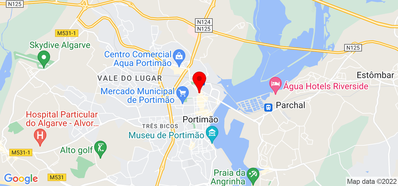 Isaura Almeida - Faro - Portimão - Mapa