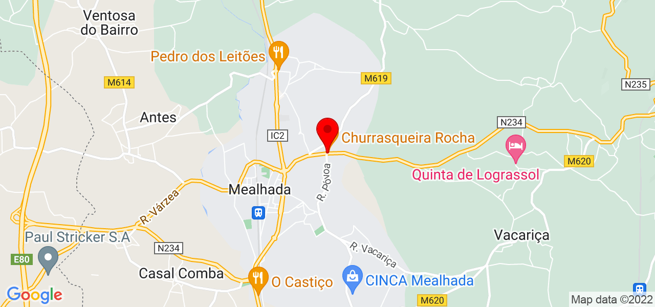 Spammm - Aveiro - Mealhada - Mapa