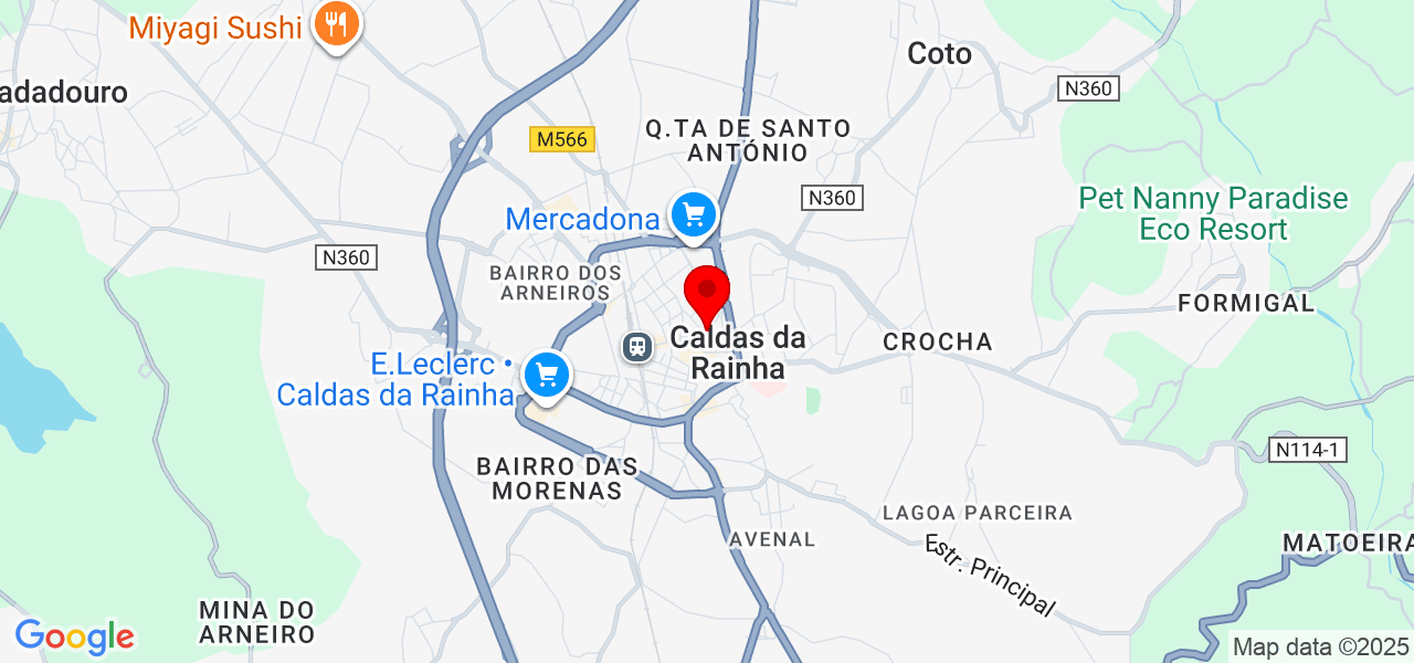 Alves ADM - Leiria - Caldas da Rainha - Map