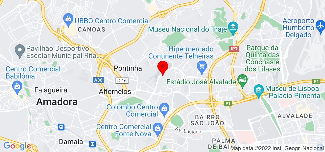 Carolina Ata&iacute;de - Lisboa - Lisboa - Mapa