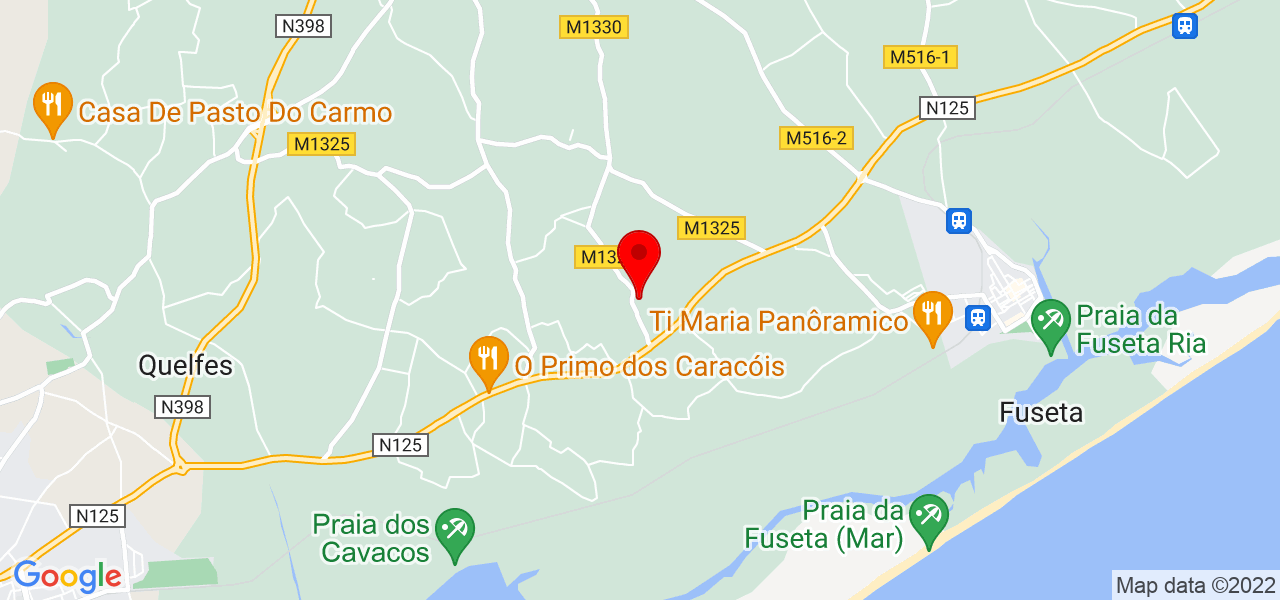 Elisa Cruz - Faro - Olhão - Mapa