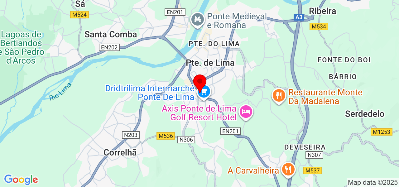 AG2L electrical solutions - Viana do Castelo - Ponte de Lima - Karte