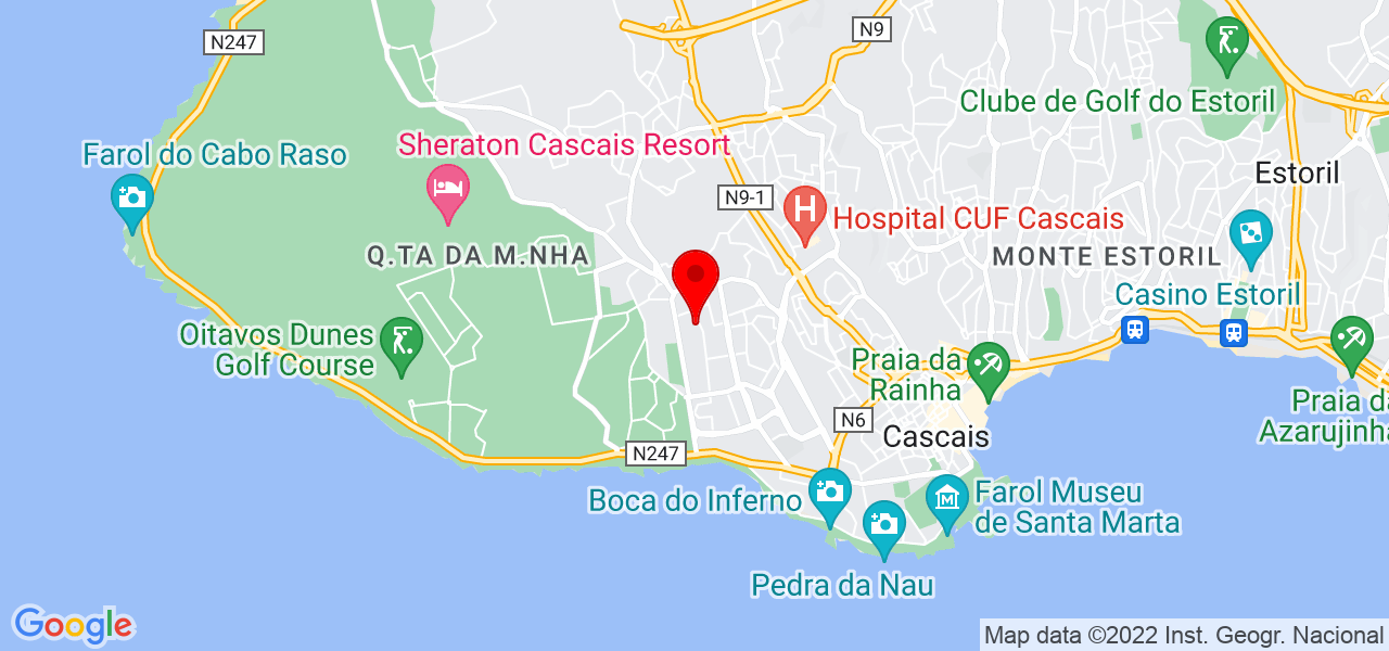 Alessandra Oro - Lisboa - Cascais - Map