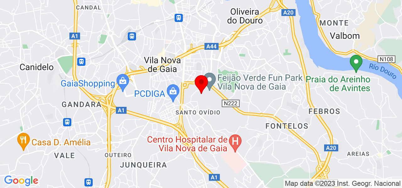 Juliana Cayres - Porto - Vila Nova de Gaia - Mapa
