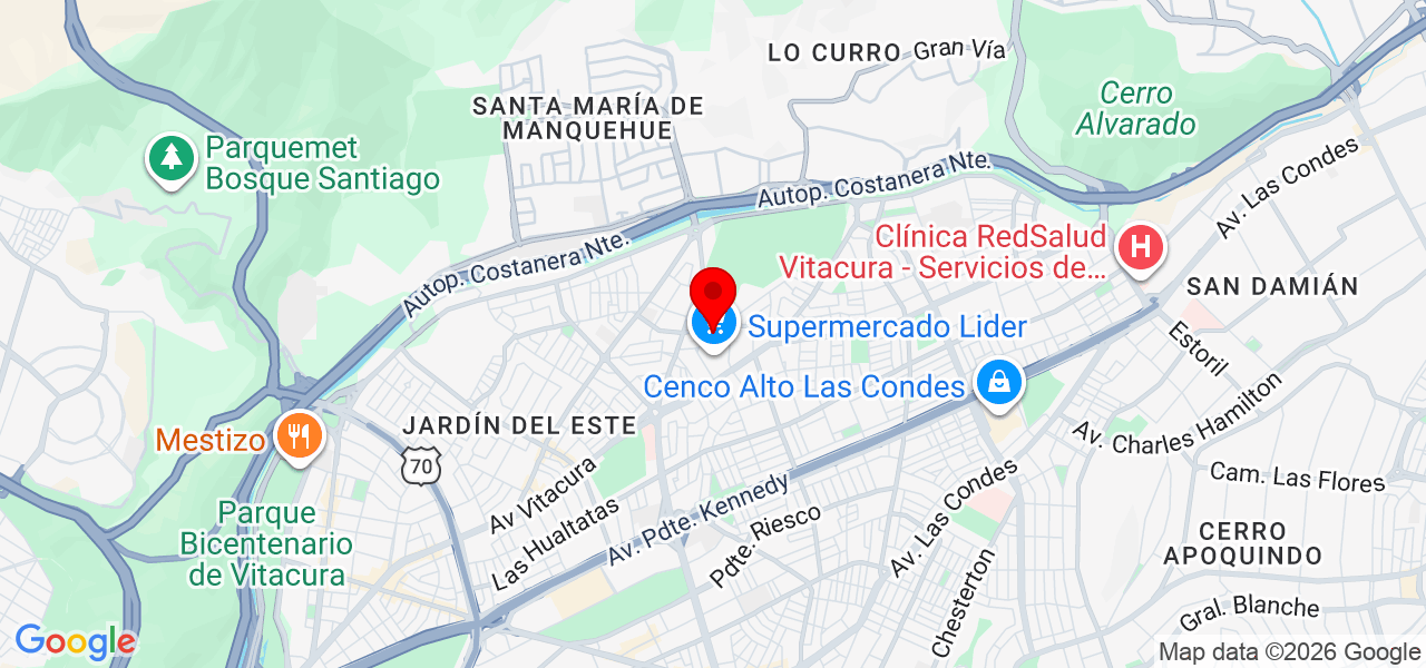 Viasanto - Región Metropolitana de Santiago - Santiago - Map