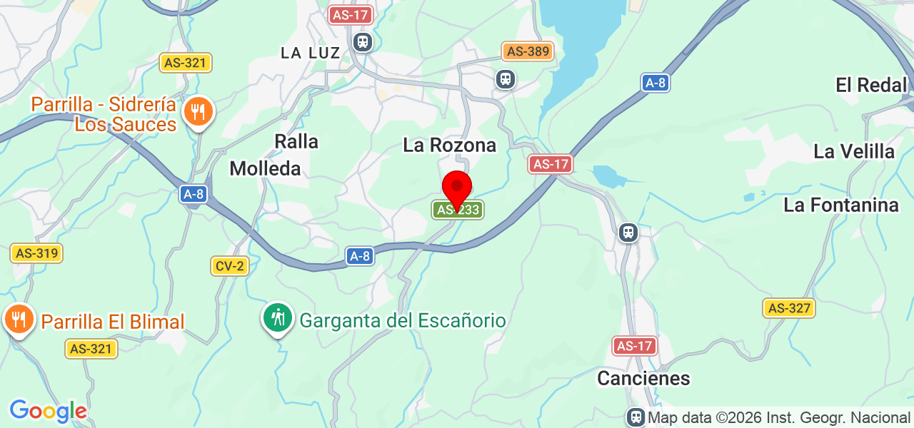 Échale Cuento - Principado de Asturias - Corvera de Asturias - Mapa