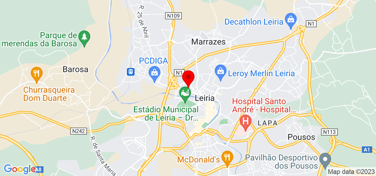 Clemilda Santos - Leiria - Leiria - Mapa