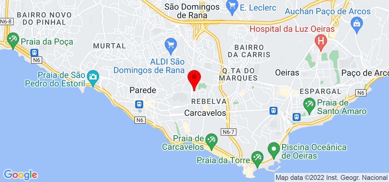 Carlos André Viana - Lisboa - Cascais - Mapa