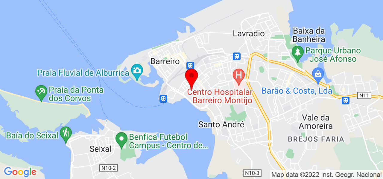 Manutenção, montagem - Setúbal - Barreiro - Map