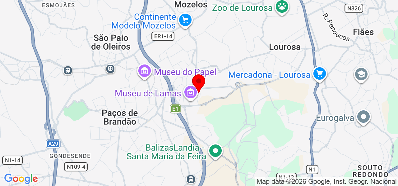 Francisco - Aveiro - Santa Maria da Feira - Mapa