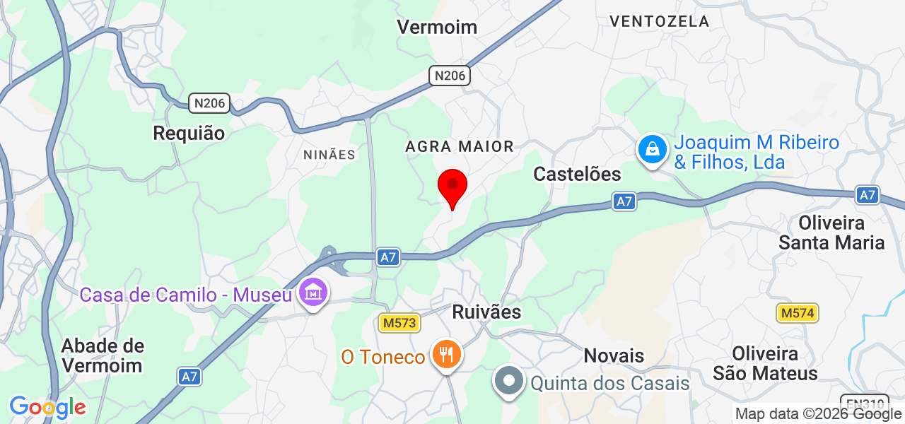 Paulo montamoveis - Braga - Vila Nova de Famalicão - Mapa