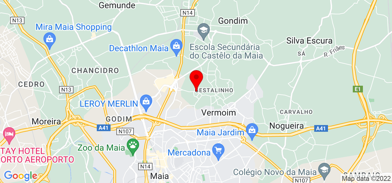 Alves multi servi&ccedil;os - Porto - Maia - Mapa