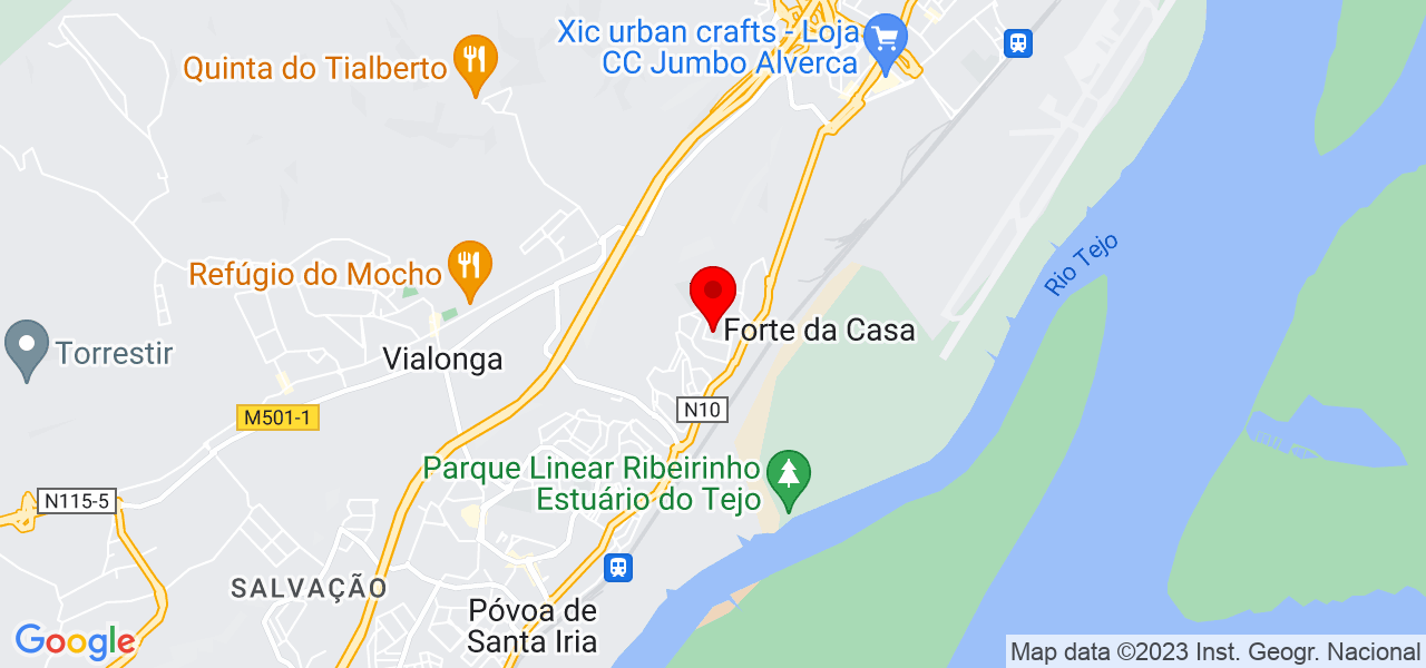 Servi&ccedil;os de Investiga&ccedil;&otilde;es Sociais - Lisboa - Vila Franca de Xira - Mapa