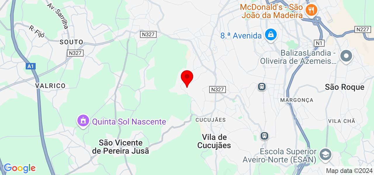 Jos&eacute; Brito - Aveiro - Oliveira de Azeméis - Mapa